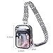 COVAX Clear Sling Bag, Clear Bag Stadium Approved, Crossbody Fanny Pack for Women Men, Fashion Chest Bag for Festivals, Concerts, Sports Events (Mini)