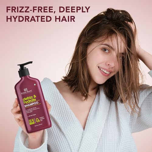 Image of Botanic Hearth Kakadu Plum Shampoo Infused With Hemp Seed Extracts & Ceramide | Clarifying Shampoo To Defrizz, Hydrate & Strengthen Hair | Paraben & Sulfate Free | For All Hair Types, 16 Fl Oz