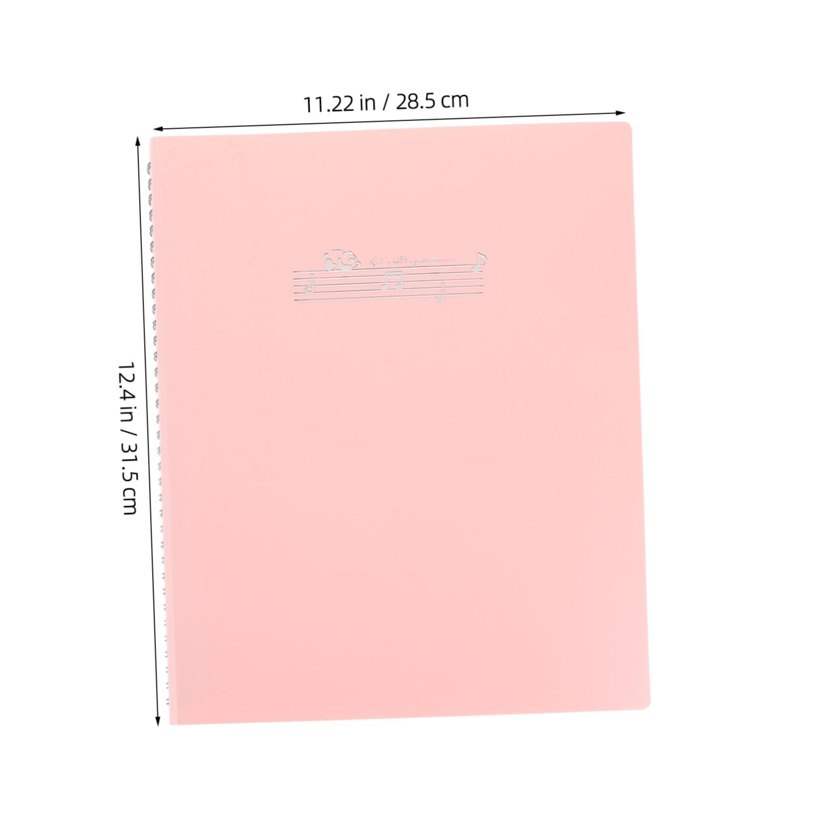 2 piezas Carpeta Transparente para Partituras de Almacenamiento de Música con Páginas Insertables Organizador Multifuncional para Documentos y Revistas Protector de Musicales