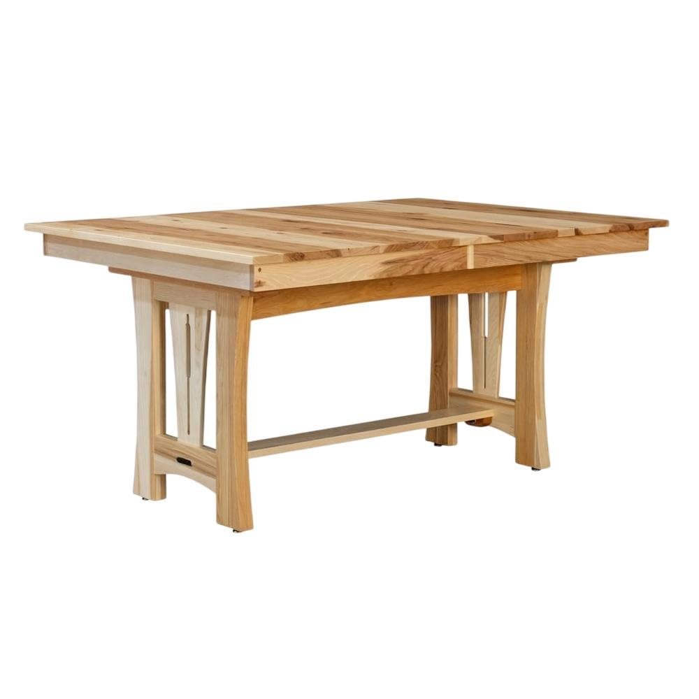 Brown Dining Table by Starlight Canyon Home – Solid American Hickory, Brown