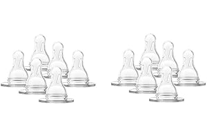 Dr. Brown's Natural Flow Level 1 Nipples (12-Pack)