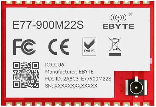 LoRaWan Wireless Module 868/915MHz STM32WLE5 ARM Cortex-M4 E77-900M22S Low Power 22dbm SoC Long Distance 5.6km Small Size