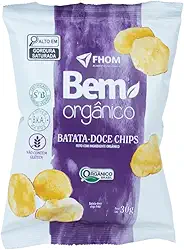 Chips Batata Doce Bem Orgânico Fhom 30g