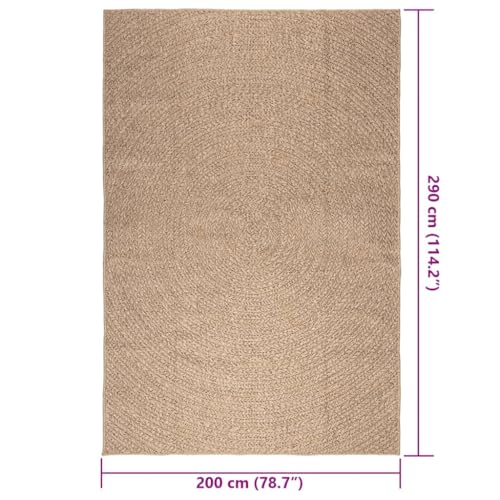 Tapis extérieur durable en polypropylène 200x290 cm résistant de la gamme ZIZUR