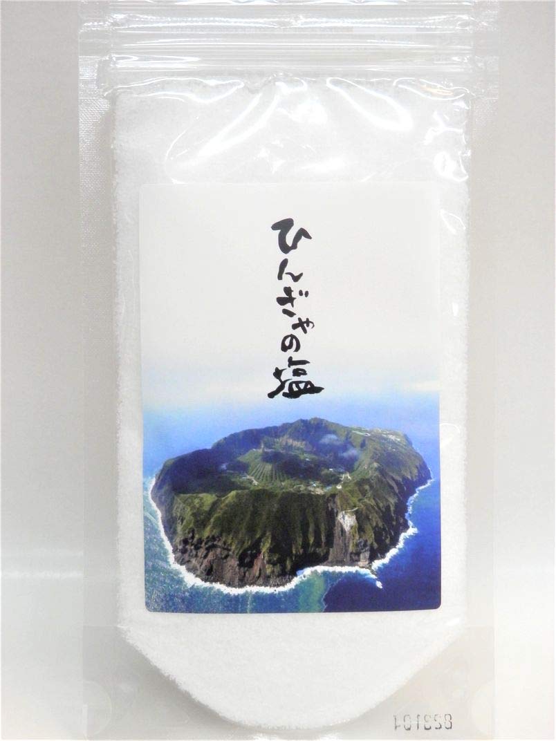 Amazon.co.jp: 青ヶ島の火山の地熱蒸気で造る「ひんぎゃの塩」100g