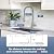 GIMILI Kitchen Faucet with Pull Down Sprayer Single Hole Stainless Steel Sink Faucet, Suitable for Farmhouses, RV, Laundry Room, Outdoor, and Campers. Llave para fregadero de cocina Brushed Nickel