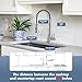 GIMILI Kitchen Faucet with Pull Down Sprayer Single Hole Stainless Steel Sink Faucet, Suitable for Farmhouses, RV, Laundry Room, Outdoor, and Campers. Llave para fregadero de cocina Brushed Nickel