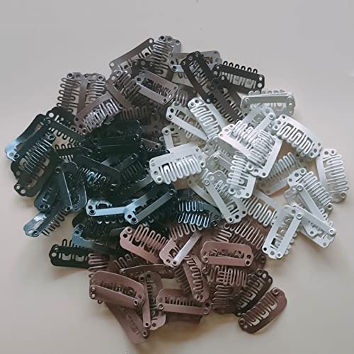 DIY hair extension 50pcs U 2.3cm Wig Clips For Human Hair