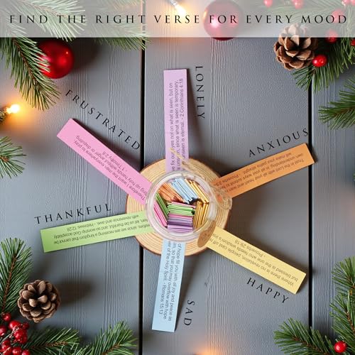 Bible Verse Jar for Best Friend – 92 Color-Coded Scriptures for Encouragement, Inspirational Birthday Gift for Women, Bestie Keepsake Jar,... - Image 4