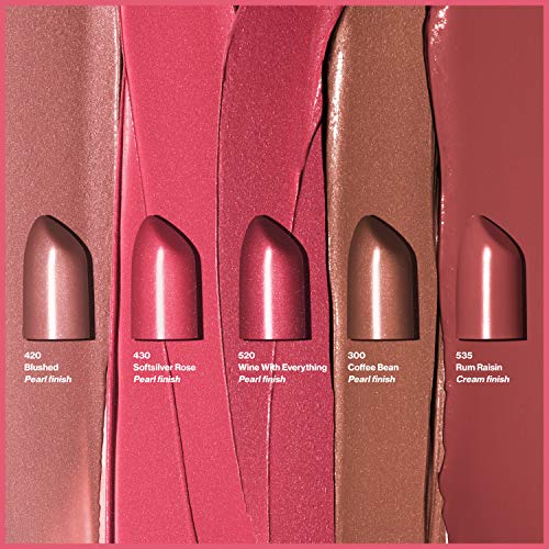 Image of Revlon Super Lustrous Lipstick, 5 Piece Gift Set (Blushed, Softsilver Rose, Wine with Everything (Pearl), Coffee Bean, Rum Raisin)