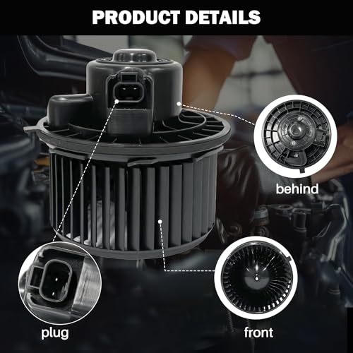 Image of 700164 AC Heater Blower Motor for Chevy Avalanche Silverado Suburban 1500 2500 3500 HD for GMC Sierra 1500 2500 3500 HD Yukon XL 1500 2500 Fit for Cadillac Escalade for Hummer H2