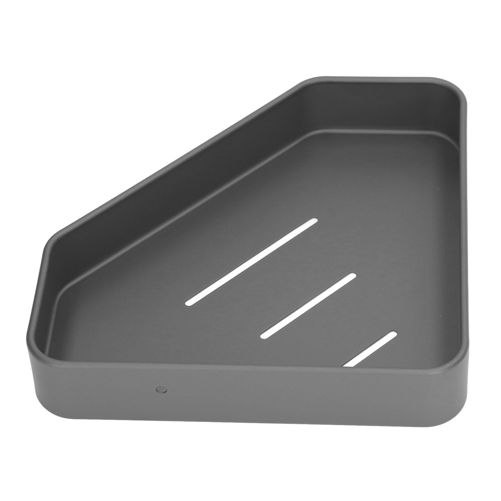 Natudeco Shower Corner Shelf Bathroom Corner Shower Caddy Space Aluminum Corner Floating Shelf for Balcony Bathroom Kitchen