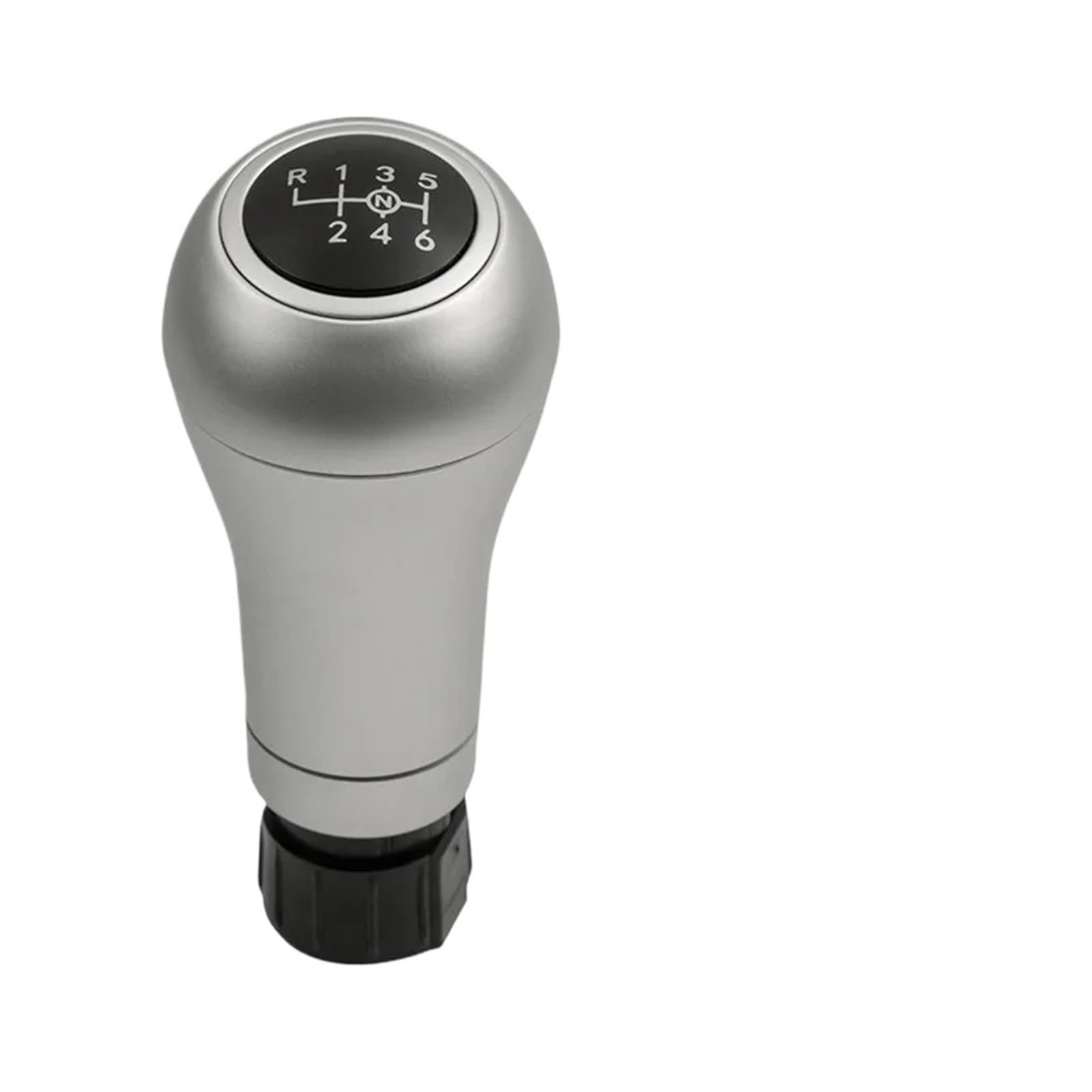 Qwqaab Big Hole 14.5Mm Manual Gear Knob Manual 6 Speed Gear Shift Knob Chrome Abs For Benz For W203 S203 Cl203 W209 W204 C204 W207 A207 W212(Big Hole 14.5Mm)
