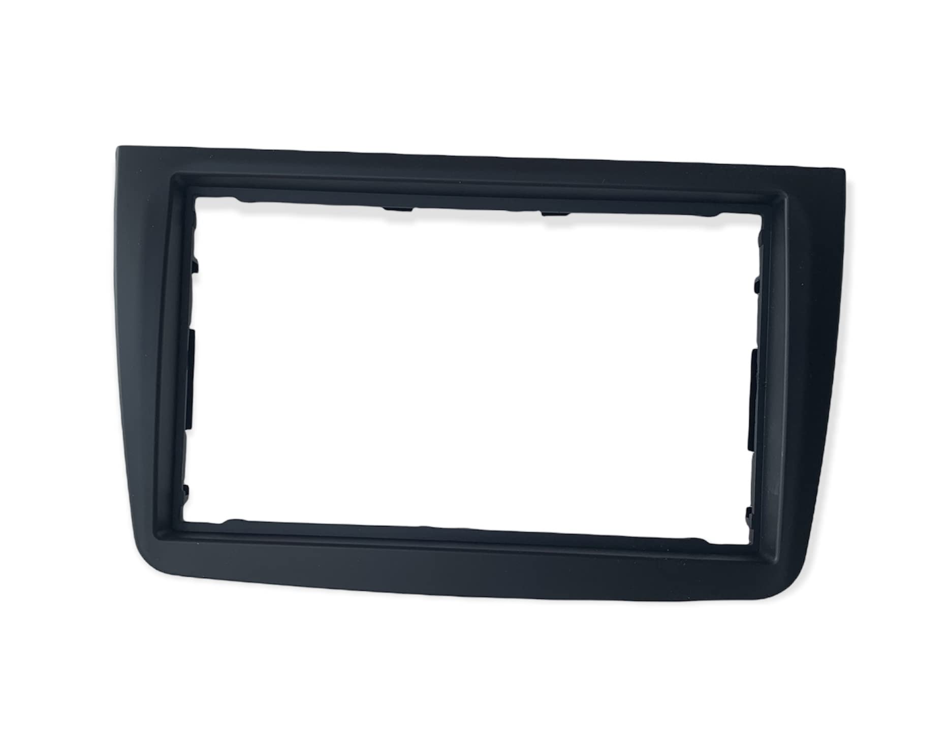 Mascherina Telaio Autoradio Adattatore Stereo ISO 2 doppio DIN + Cassetto compatibile per Alfa Romeo Mito 2013> Nero MS373/N