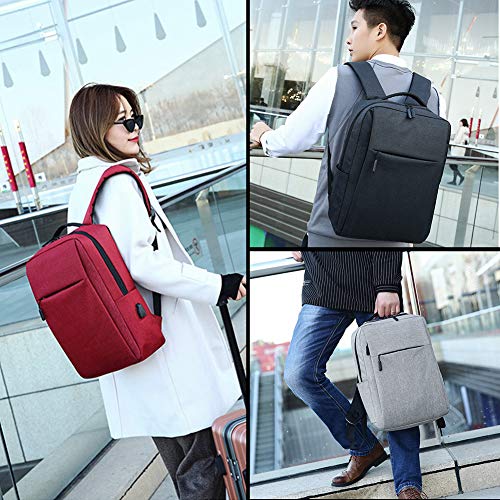Laptop-BackpackSlim-Computer-School-Bag-Business-Case-with-USB-Charging-Port-Fits-156-Inch-Laptop-Bookbag-Travel-Backpack