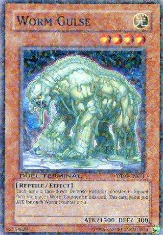 Yu-Gi-Oh! Trading Card – Worm Gulse (DT01-EN081) Duel Terminal 1 Common 1st Edition