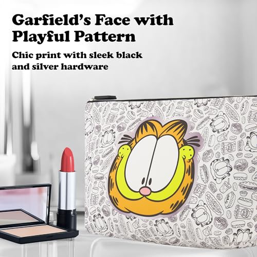 Garfield Women's Makeup Bag, Small Travel Cosmetic Zipper Pouch Organizer, Multi3