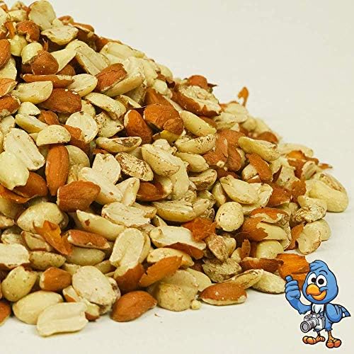 BusyBeaks Split Peanuts | Premium Quality Fresh Feed | Garden Wild Bird Nut Food | Aflatoxin Free Mix | Protein Rich, High in Energy Mixture | Holds Nutritious Vitamins and Essential Oils (1L Tub)