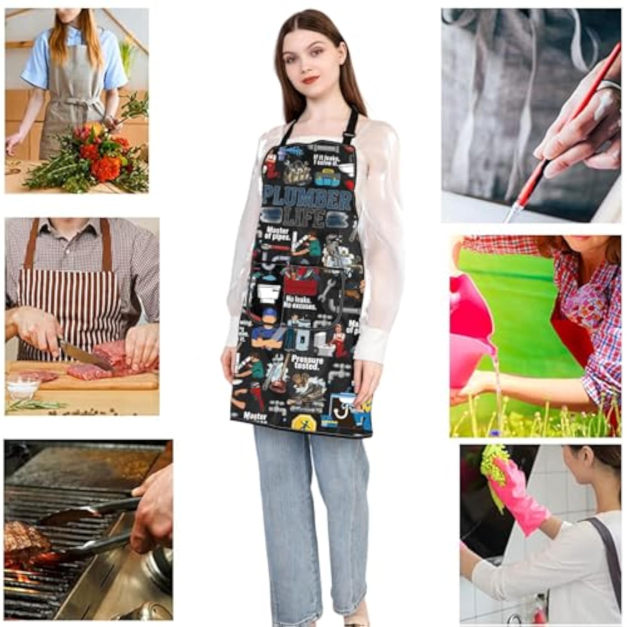 Plumber Waterproof Apron, Gift for Tradesmen