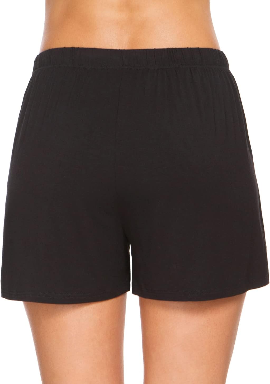 Knuffnee Pajama Shorts Womens Sleep Lounge Short Pj Bottoms Shorts 2 Pack - Image 3