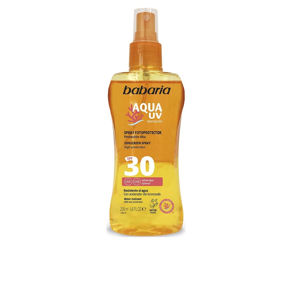 Babaria Sun Aqua Uv Sunscreen Spray Spf 30 200 Ml