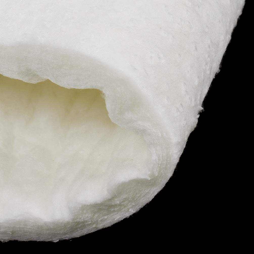 Manta de fibra de cerámica de 30 cm x 61 cm de grosor, 10 mm, material de aislamiento térmico