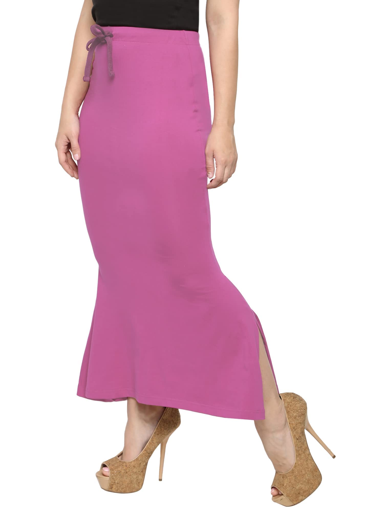 Women Cotton Saree Shapewear Silhouette