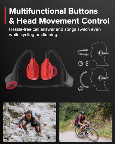 Image of SUUNTO WING - Open ear, bone conduction headphones. Made for sports, waterproof, safety lights, bluetooth