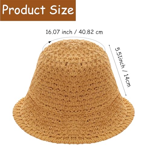 Sombrero de mujer de verano tejido a mano verde miniatura 2