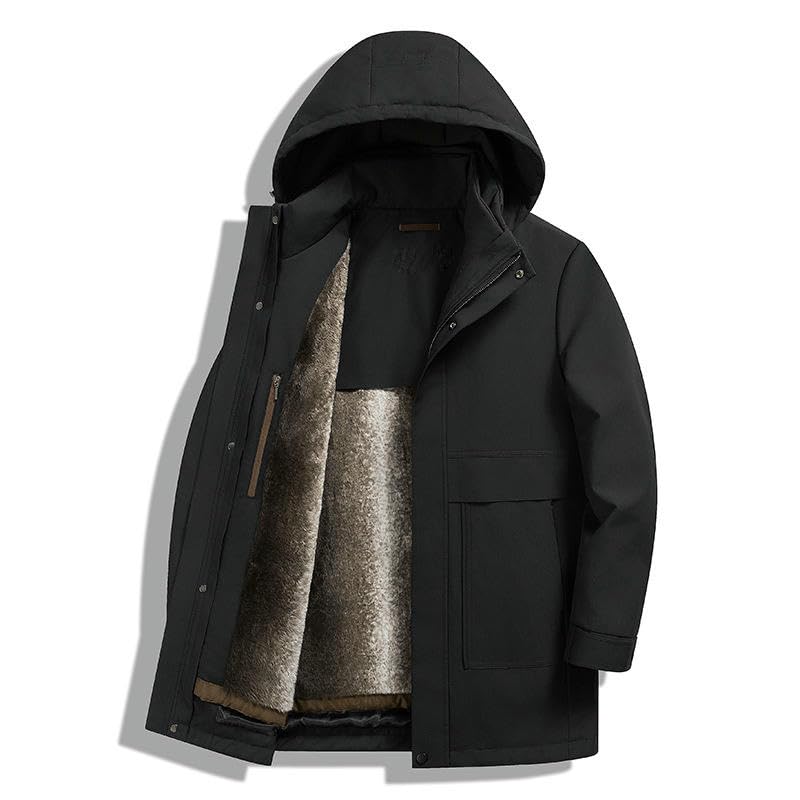 Doudoune à capuche amovible homme veste chaude anti-froid - 3