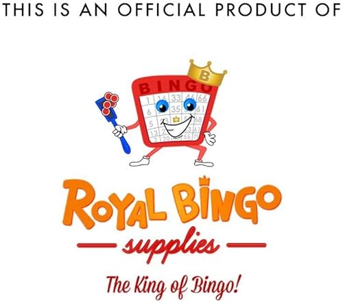 Miniatura 7 de Royal Bingo Supplies EZ Readers - Tarjetas de bingo de formato grande de 85 x 11 pulgadas con números jumbo de 1 pulgada