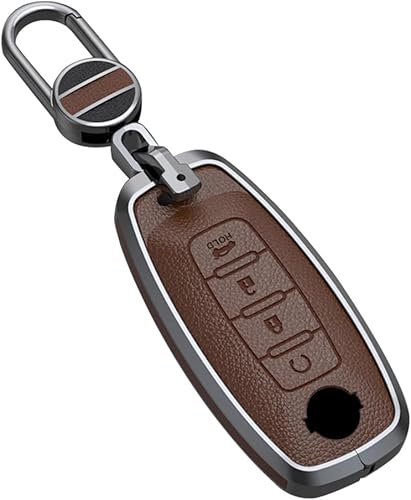 Miniatura 8 de ontto Funda para llave de automóvil de 4 botones para Nissan 2023 2024, funda inteligente para llave remota, guante antiarañazos para Rogue