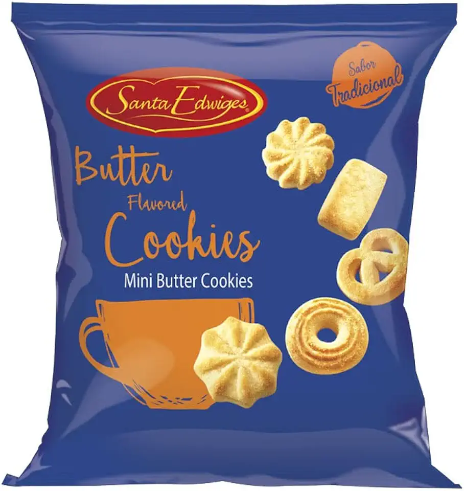 Santa Edwiges Mini Butter Cookies Tradicional 100G
