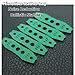 RRLOM 10 Pcs Slingshot Flat Rubber Bands, 1.2 mm Thick Powerful Replacement Bands for Hunting Shooting Games, Red