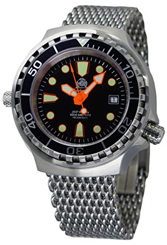 Tauchmeister Automatic, 1000m Dive Watch with Helium Release Valve and Sapphire T0264MIL2