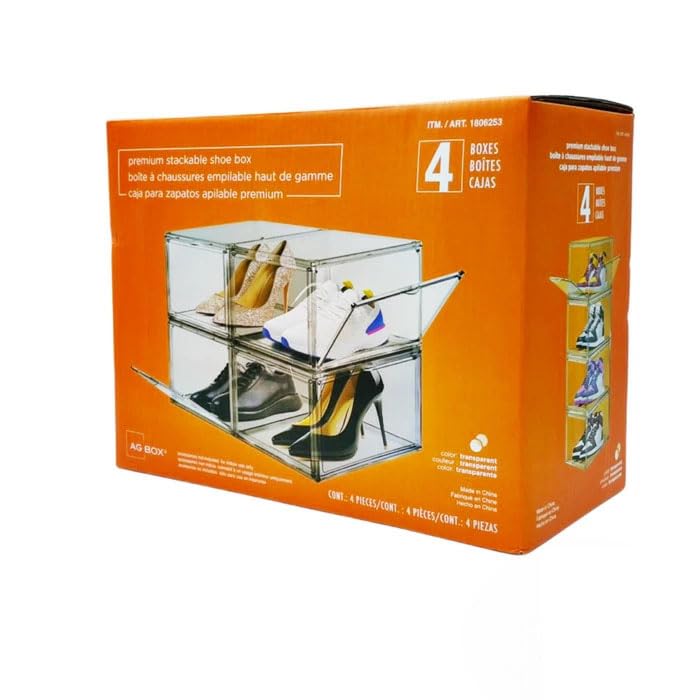 コストコAG BOX クリアシューボックス4個セット×2箱 AG BOX クリアシューボックス4個セット | Costco Japan