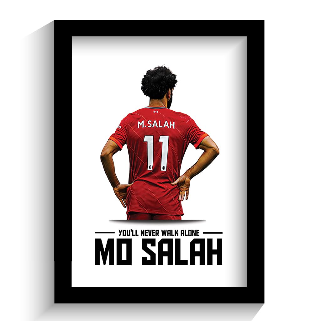 Liverpool | MO Salah | Framed Illustration Print Poster