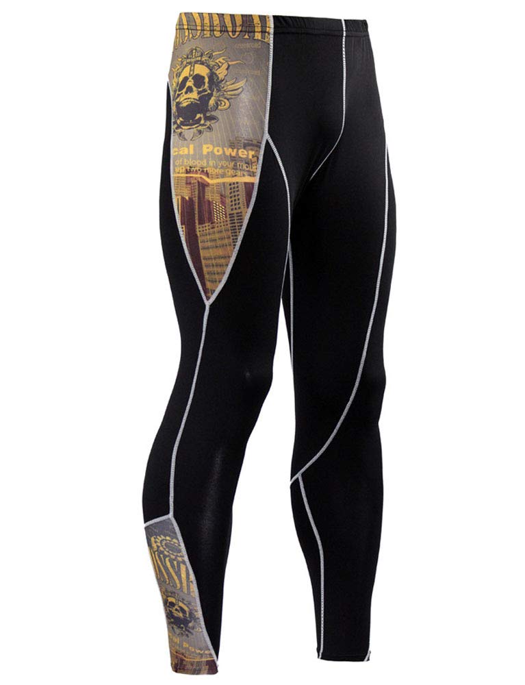 Męski zestaw odzieży sportowej z nadrukiem fitness dres do biegania stroje sportowe trening kolarski siłownia jogging kompresyjna koszula i spodnie dresowe legginsy, kolor4, 4XL