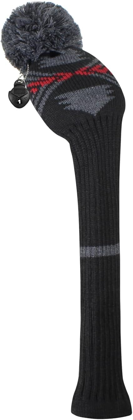 Scott Edward 1PCS Knit Golf Club Cover Driver(460CC) with Rotating Number Tags-Abstract Pattern — image 1
