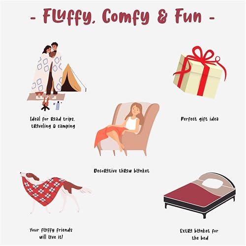 Miniatura 7 de Ambesonne Manta personalizada con fotos, manta de franela de vellón ultrasuave para el hogar, cómoda y cálida, pieza decorativa decorativa para