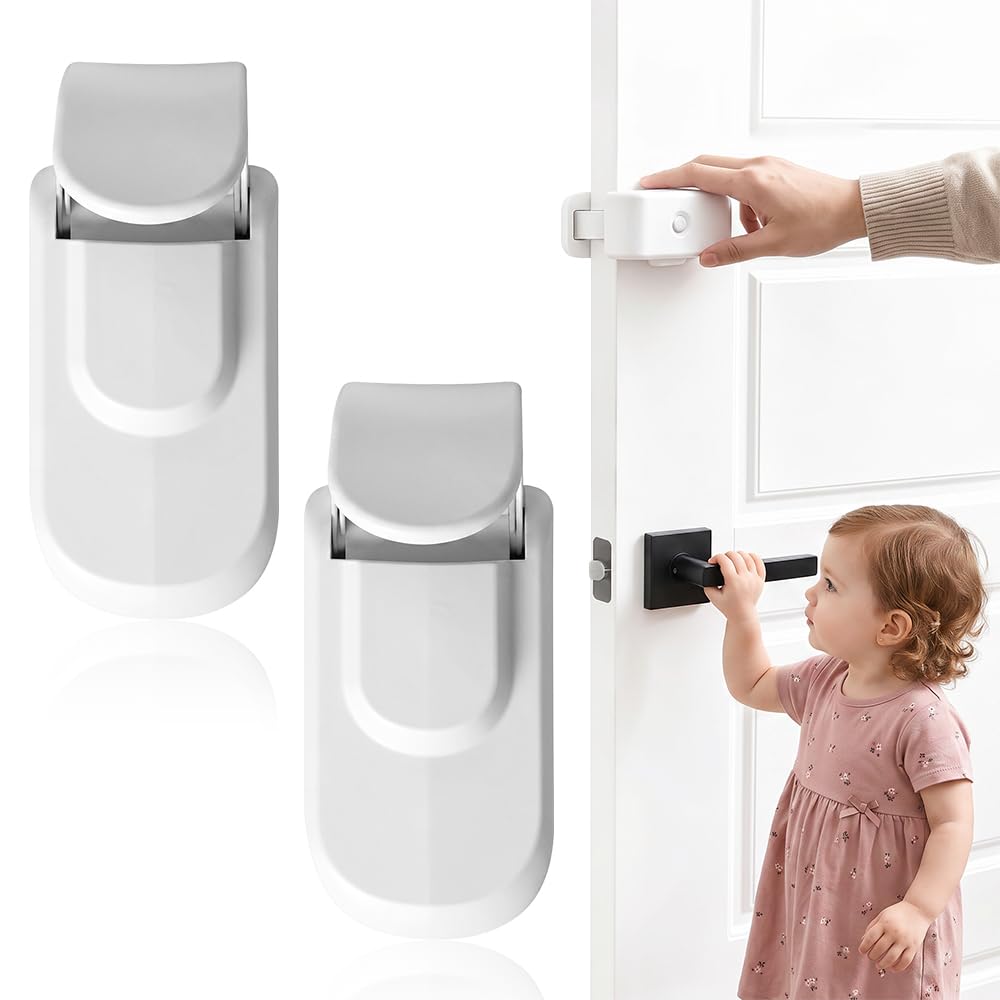 The Snap-On Door Lock Kids Can't Reach or Defeat