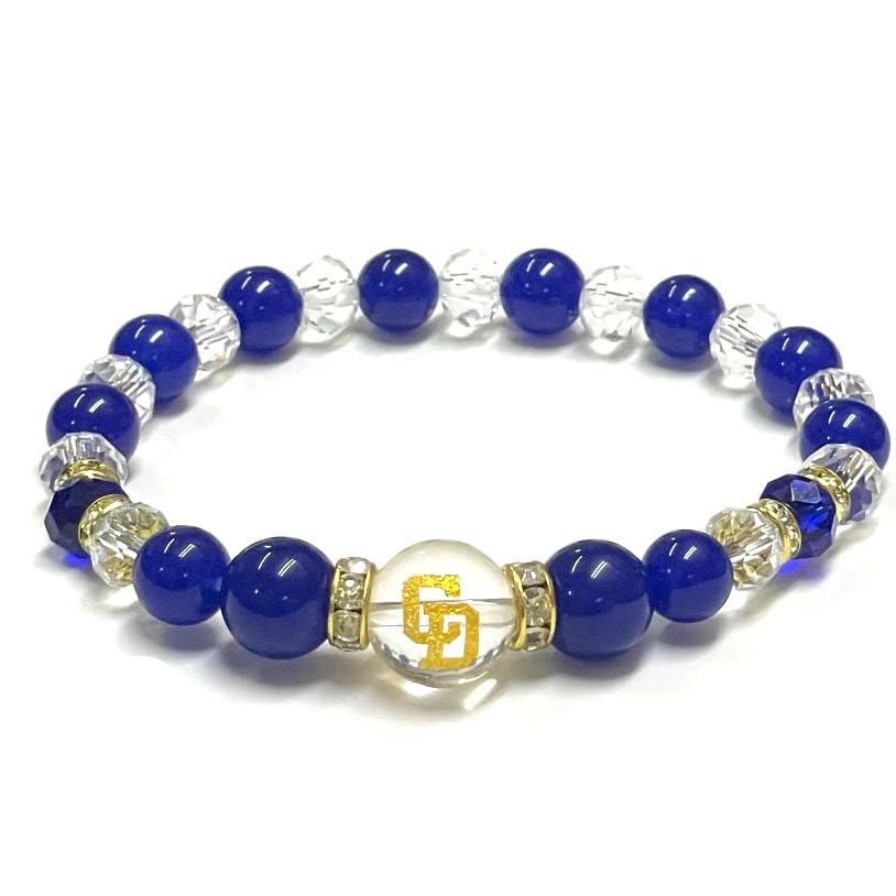 新品・ドラゴンボール・天然石「亀マーク入りブレスレット」 亀仙人+ドラゴンボールブレスレット - パワーストーン「スカイ