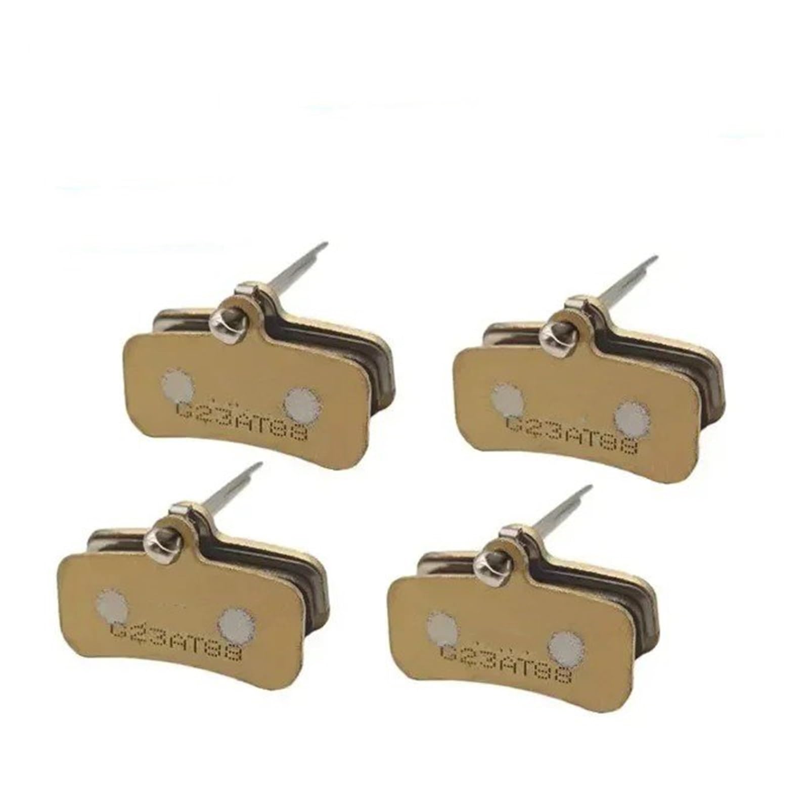 Vordere Für MTB- Und E-Bike-Scooter-Bremssattel-Teile 2/4 Kolben Y-5 Für A5-D Bremsbeläge Keramik Hydraulische Scheibenbremse Motorrad Bremsbeläge(4-pistons 4 Pairs)