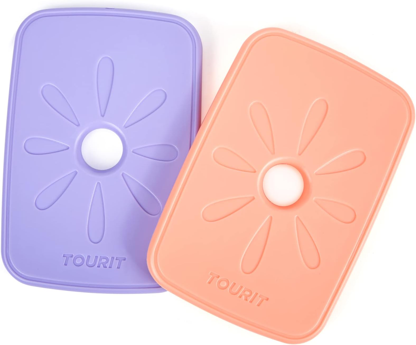 TOURIT Ice Packs for Lunch Boxes/Bags and Coolers, Lunch Box Cooler Ice Packs Reusable, Slim and Long Lasting Cool Pack for Work, Picnic or Camping