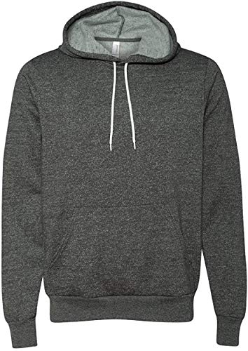 Bella + Canvas Unisex Hooded Pullover Sweatshirt S Digital Black4