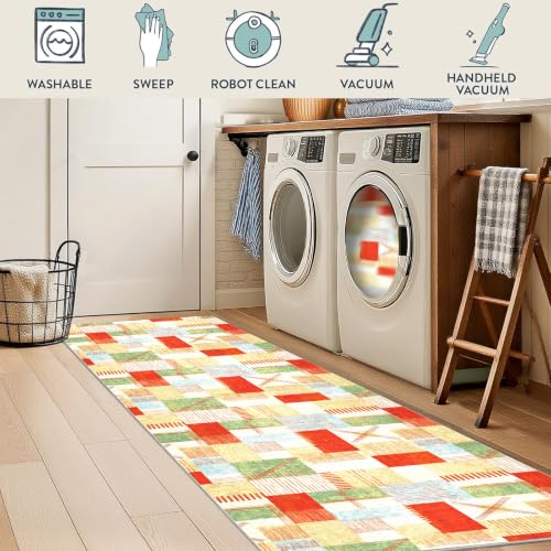 Alfombra cocina lavable con base antideslizante para pasillo y comedor 7