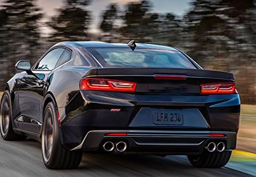 Miniatura 5 de Aimoll 2 piezas SS Emblemas ABS Etiqueta 3D Logo para Impala Cobalto Camaro 2010 2011 2012 2013 2014 2015 2016 2017 Negro Rojo