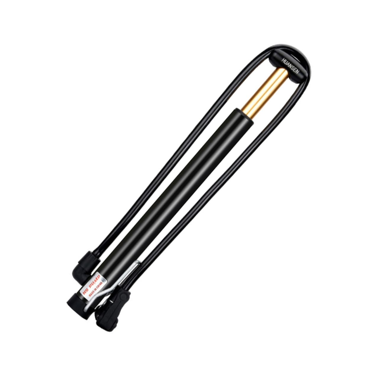 KOMBIUDA -in-one Bike Pump 90psi Portable Air Pump High Pressure for Tires Sports Balls Inflates Fast Universal Mounting Strap