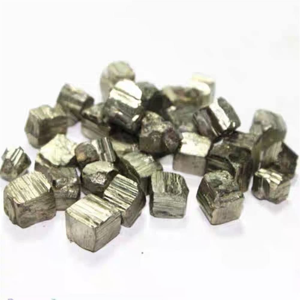 Haowul Pierre Brute Pyrite Naturelle 100g - Cristal Minéral Spécimen Décoration Bijouterie
