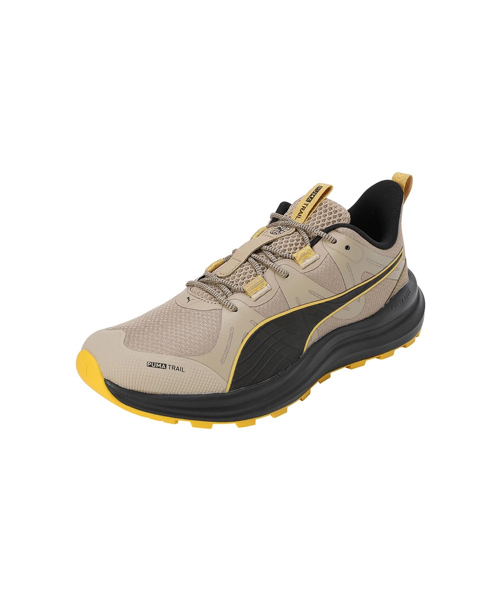 Puma Unisex-Adult Reflect Lite Trail Prairie Tan-Yellow Sizzle-Black Running Shoe - 3 UK (37944007) (B0CNJDSQL1) Amazon Price History, Amazon Price Tracker